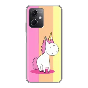 Чехол Unicorn на Xiaomi Redmi Note 12 (5G) (Радужный Единорог)