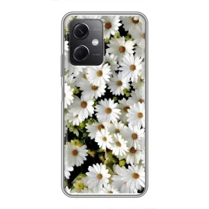 Чохол з ромашками на Xiaomi Redmi Note 12 (5G) (Рамка в ромашках)