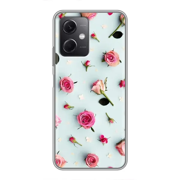 Чехол с рисунком «Разные цветы» для Xiaomi Redmi Note 12 (5G) Чехол с рисунком «Разные цветы» для Xiaomi Redmi Note 12 (5G)