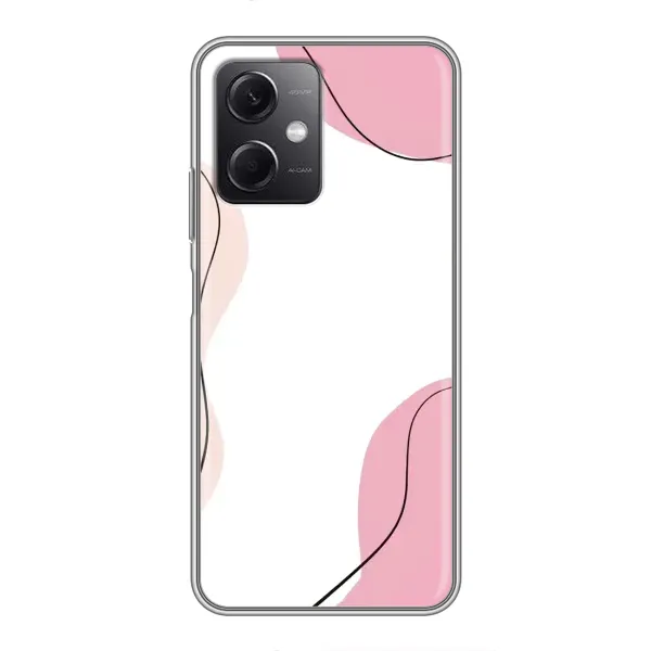 Чехол с рисунком «Розовый фон» для Xiaomi Redmi Note 12 (5G) Чехол с рисунком «Розовый фон» для Xiaomi Redmi Note 12 (5G)