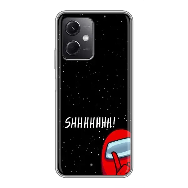 Чехол с рисунком «SHHHHH» для Xiaomi Redmi Note 12 (5G) Чехол с рисунком «SHHHHH» для Xiaomi Redmi Note 12 (5G)