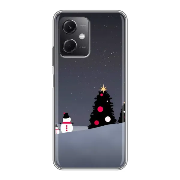 Чехол с рисунком «Снеговички» для Xiaomi Redmi Note 12 (5G) Чехол с рисунком «Снеговички» для Xiaomi Redmi Note 12 (5G)