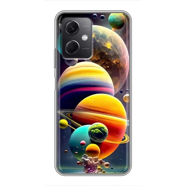 Чехол с рисунком «Солнечна система» для Xiaomi Redmi Note 12 (5G) Чехол с рисунком «Солнечна система» для Xiaomi Redmi Note 12 (5G)