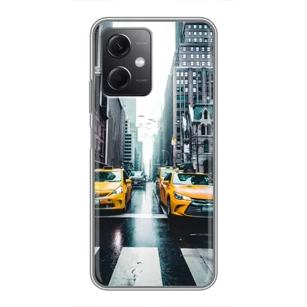 Чехол с рисунком «Такси» для Xiaomi Redmi Note 12 (5G) Чехол с рисунком «Такси» для Xiaomi Redmi Note 12 (5G)