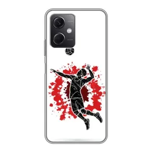 Чехлы с принтом Спортивная тематика для Xiaomi Redmi Note 12 (5G) (Волейболист)