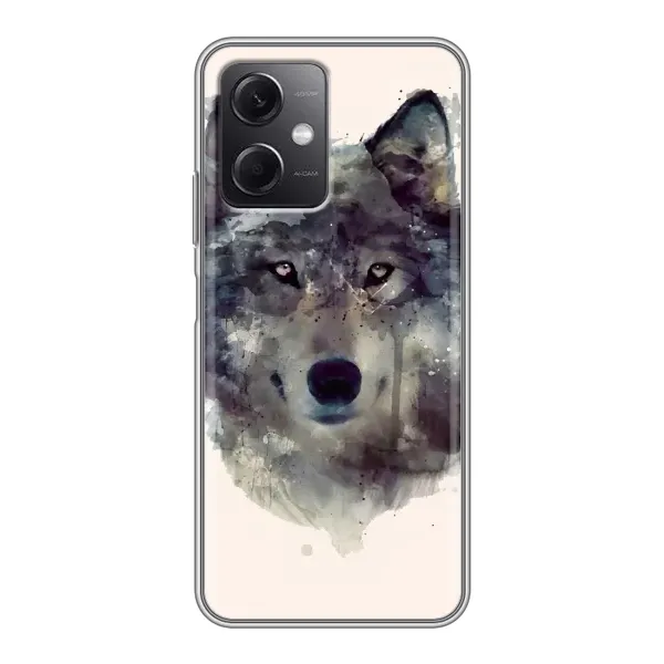 Чехол с рисунком «Волк» для Xiaomi Redmi Note 12 (5G) Чехол с рисунком «Волк» для Xiaomi Redmi Note 12 (5G)