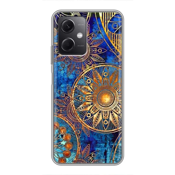 Чехол с рисунком «Золотые узоры» для Xiaomi Redmi Note 12 (5G) Чехол с рисунком «Золотые узоры» для Xiaomi Redmi Note 12 (5G)