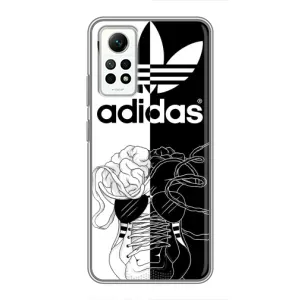 Чехол в стиле "Адидас" для Редми Нот 12 Про (4g) (Adidas шнурки)