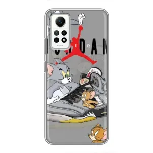 Силиконовый Чехол Nike Air Jordan на Редми Нот 12 Про (4g) (Air Jordan)