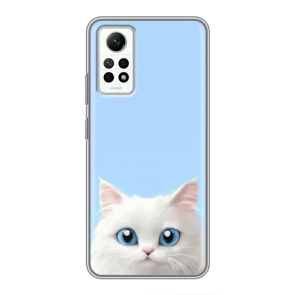 Чехол с рисунком «Белый кот» для Xiaomi Redmi Note 12 Pro (4g) Чехол с рисунком «Белый кот» для Xiaomi Redmi Note 12 Pro (4g)