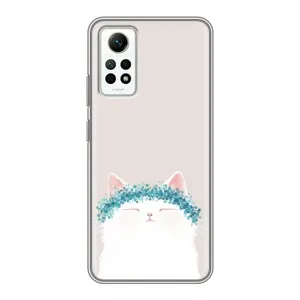 Чохол на тематику: Коти для Xiaomi Redmi Note 12 Pro (4g) (Білий котик)