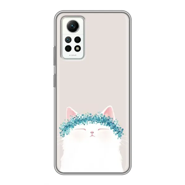 Чехол с рисунком «Белый котик» для Xiaomi Redmi Note 12 Pro (4g) Чехол с рисунком «Белый котик» для Xiaomi Redmi Note 12 Pro (4g)