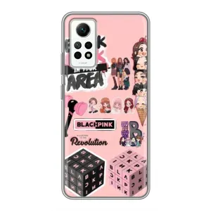 Чохли з картинкою для Xiaomi Redmi Note 12 Pro (4g) (BLACK PINK колаж)