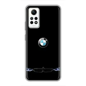 Силіконовий бампер з картинкою машини на Xiaomi Redmi Note 12 Pro (4g) (Чорний BMW)