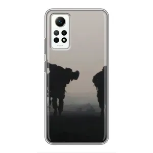 Чохли на військову тематику для Xiaomi Redmi Note 12 Pro (4g) (Бій солдат)