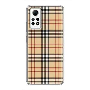 Чехол с рисунком «Burberry стиль» для Xiaomi Redmi Note 12 Pro (4g)