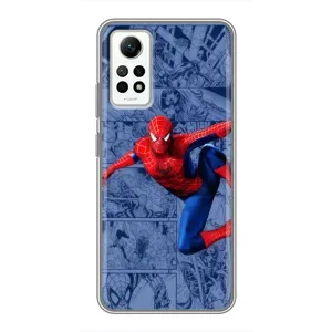 Силиконовый Чехол для Xiaomi Redmi Note 12 Pro (4g) (Человек Паук)