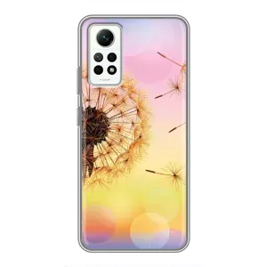 Силиконовый Чехол с одуванчиками на Xiaomi Redmi Note 12 Pro (4g) (Цветок-одуванчик)