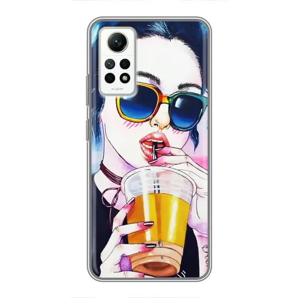 Чехол с рисунком «Девушка с коктейлем» для Xiaomi Redmi Note 12 Pro (4g) Чехол с рисунком «Девушка с коктейлем» для Xiaomi Redmi Note 12 Pro (4g)