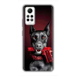 Чохол ДОБЕРМАН для Xiaomi Redmi Note 12 Pro (4g) (Доберман злий)