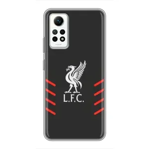 Силиконовые Чехлы принт Футбол на Xiaomi Redmi Note 12 Pro (4g) (Эмблема Liverpool)