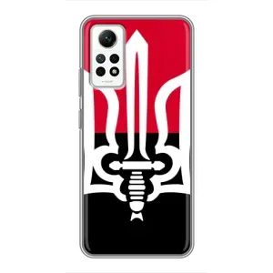Чехлы УПА (Красно-Чёрный) на Xiaomi Redmi Note 12 Pro (4g) (Герб Украины)