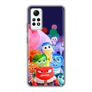 Чехол Головоломка для Xiaomi Redmi Note 12 Pro (4g) - (AlphaPrint) (Герои головоломки)