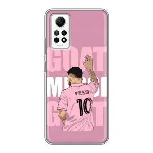 Чехлы Лео Месси в Майами на Xiaomi Redmi Note 12 Pro (4g) (GOAT MESSI)