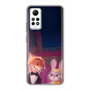 Силиконовый чехол с принтом Зоотрополіс для Xiaomi Redmi Note 12 Pro (4g) (Главные герои)