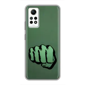 Чехол Супергерои Марвел на Редми Нот 12 Про (4g) (Халк)