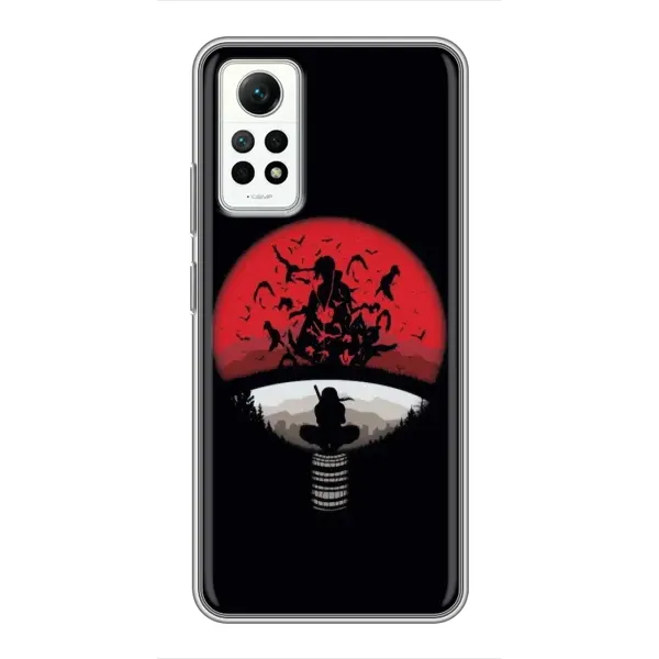 Чехол с рисунком «Итачи на черном» для Xiaomi Redmi Note 12 Pro (4g)