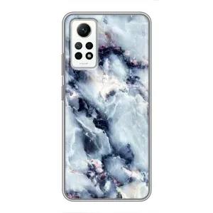 Чехол с текстурой Мрамора на Редми Нот 12 Про (4g) (Изумрудный мрамор)