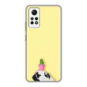 Бампер для Xiaomi Redmi Note 12 Pro (4g) з картинкою "Песики" (Кактус на голові)