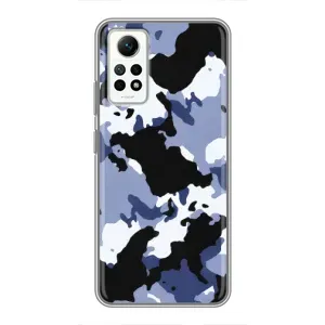 Камуфляжный Чехол для Редми Нот 12 Про (4g) (Камуфляжный Серый)