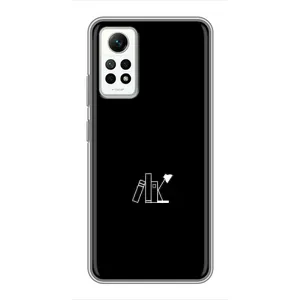 Чохол з картинками на чорному фоні для Xiaomi Redmi Note 12 Pro (4g) (Книжки)