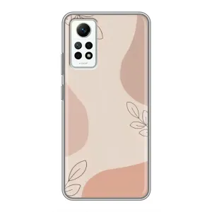 Чохол квітковий дизайн для Xiaomi Redmi Note 12 Pro (4g) (Кориневий фон)