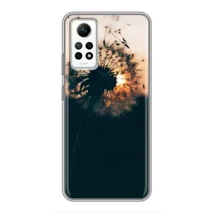 Силиконовый Чехол с одуванчиками на Xiaomi Redmi Note 12 Pro (4g) (Красивый одуванчик)