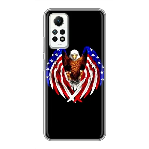 Чехол с рисунком «Крылья США» для Xiaomi Redmi Note 12 Pro (4g)