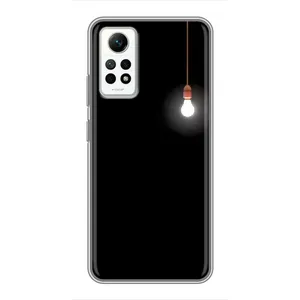 Чохол з картинками на чорному фоні для Xiaomi Redmi Note 12 Pro (4g) (Лампочка)