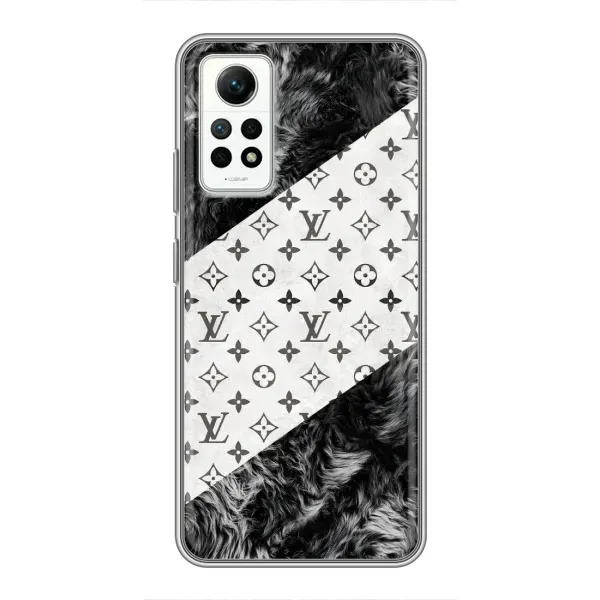 Чехол с рисунком «LV на белом» для Xiaomi Redmi Note 12 Pro (4g)