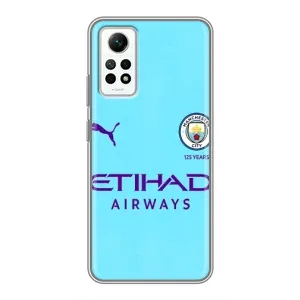 Силиконовые Чехлы принт Футбол на Xiaomi Redmi Note 12 Pro (4g) (Man City)