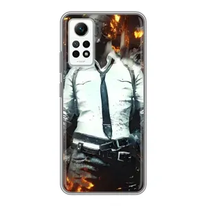 Чохол з картинкою "Герой Pubg" на Xiaomi Redmi Note 12 Pro (4g) (Man Пубг)