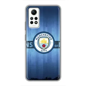 Силиконовые Чехлы принт Футбол на Xiaomi Redmi Note 12 Pro (4g) (ManCity)