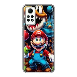 Чехол с рисунком «Марио» для Xiaomi Redmi Note 12 Pro (4g)