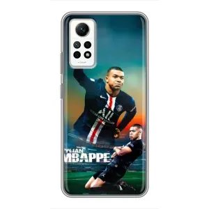 Чохол (TPU) з Футболістом на Xiaomi Redmi Note 12 Pro (4g) (MBAPPE)