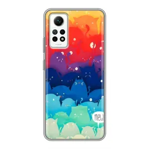 Силіконовий чохол з котиком для Xiaomi Redmi Note 12 Pro (4g) (Mew)