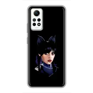 Чохол з картинкою Венсдей на Xiaomi Redmi Note 12 Pro (4g) (Мила Венсдей)