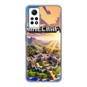 Чехол майнкрафт для Xiaomi Redmi Note 12 Pro (4g) (MINECRAFT)