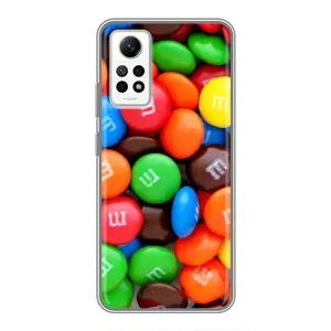 Чохол з зображенням смачної їжі для Xiaomi Redmi Note 12 Pro (4g) (Різнокольорові M&M'S)