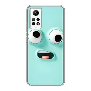 Чехол с рисунком «Забавное мятное лицо» для Xiaomi Redmi Note 12 Pro (4g)